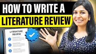 How to write a Literature Review  With AI TOOLS 🔥  Stepbystep explained [upl. by Akram6]