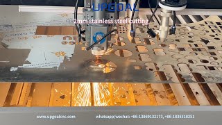 32mm Carbon SteelStainless Steel Mixed Co2 Laser Cutting Machine 600W [upl. by Adliwa]