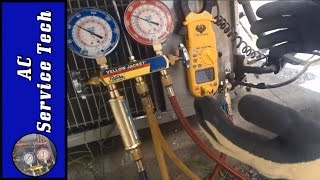 Charging Refrigerant Step by Step Connecting Gauges Checking the R410A Charge How to Disconnect [upl. by Notsew516]