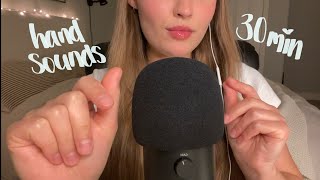 ASMR  30 Minutes of EVERY HAND SOUND Finger Flutters Snapping Scratching  More [upl. by Pamella774]