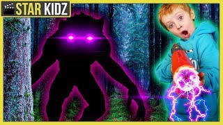 Backyard Creature Returns Sneak Attack Squad  Mystery Beast Nerf Battle [upl. by Gnuh957]