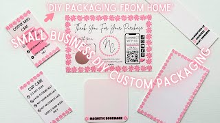 How To Make Custom Packaging at Home For Small Business How To DIY Packaging For Small Business [upl. by Ynafets]