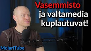 Valtion valtamedian ja vasemmiston toimijoita somekuplaa rakentamassa [upl. by Farrison]