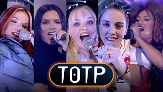 Spice Girls  Wannabe Live at TOTP 23081996 • HD [upl. by Luehrmann]