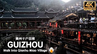 Xijiang Miao Village Guizhou🇨🇳 A Beautiful Village in The Mountains of China 4K HDR [upl. by Dewey]