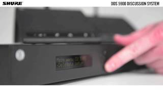 SHURE DIS DDS 5900 Digital Discussion System Overview  VISITELECOM [upl. by Suoirred]