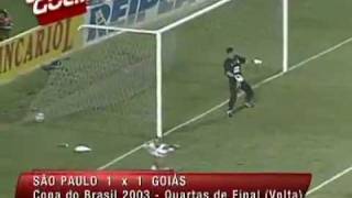 São Paulo 1 x 1 Goiás  Copa do Brasil 2003 [upl. by Nnaillij11]