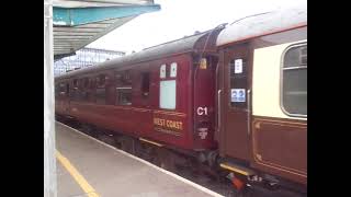 The No35018 British India Line with Empty Coaches was Reversed then leave amp left us at Carlisle [upl. by Atinreb]