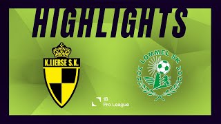 Lierse K  Lommel SK hoogtepunten [upl. by Llohcin]