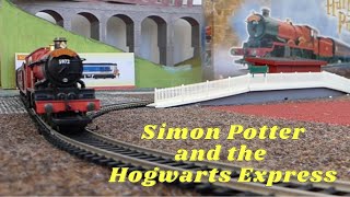 Simon Potter and the Hogwarts Express  Hornby Train Set unboxing and playtime [upl. by Gottfried396]