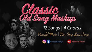 Classic Old Song Mashup  NonStop Old Bollywood Songs  Love Songs  Peaceful Music  Reeshabh P [upl. by Selrahcnhoj135]