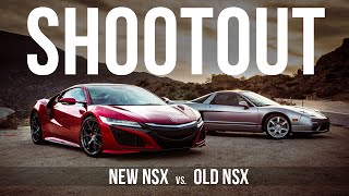 Old NSX vs new NSX on the road and the track [upl. by Cari]