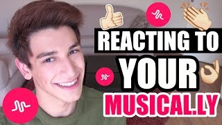 REACTING TO MY SUBSCRIBERS MUSICALLYS [upl. by Nairolf940]