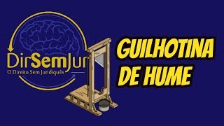 Guilhotina de Hume Lei de Hume ou quotfalácia naturalistaquot [upl. by Adam]