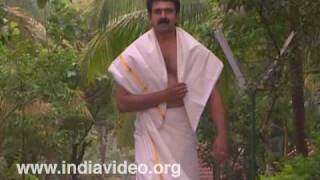 Man Kasavu Mundu Traditional Attire Clothing Costume Kerala India [upl. by Suoivatnod]