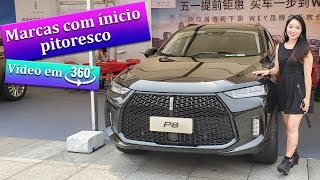 FEIRA de AUTOMÓVEIS Carros Chineses  Parte 1 vídeo em 360 graus insta360 one x [upl. by Vookles]