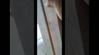 New window frame construction carpentrylife wooddiyCarpentrymusic woodworkingprojectsshorts [upl. by Acitel]