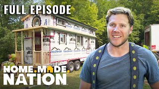 Family of 4 Squeezes into 207 Sq Ft Mobile Cottage S1 E8  Tiny House Nation  Full Episode [upl. by Learrsi]