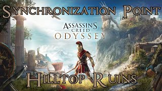 Assassins Creed Odyssey Those Who Are Treasured  Hilltop Ruins Synchronization Point Korfu [upl. by Sydel]