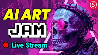 Ai ART Jam  Live Stream  Join me amp Have Fun [upl. by Laurel774]