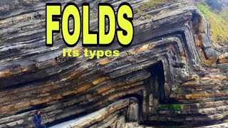 What is fold in geology and geography Types of folds Anticline syncline and monocline [upl. by Yettie]