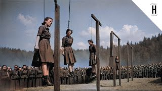 A EXECUÇÃO DAS GUARDAS FEMININAS DE BERGENBELSEN [upl. by Nerradal885]