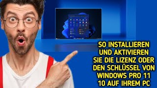 Wie installiereaktiviere ich den Lizenzschlüssel für Windows 10 11 Proden besten Service [upl. by Kamp]