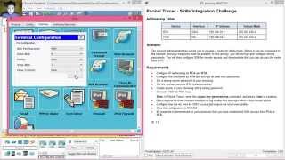 11612 Packet Tracer  Skills Integration Challenge [upl. by Marie-Ann]