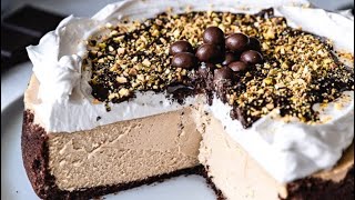 Let’s Make a Super Creamy Espresso Cheesecake🤎 [upl. by Siram67]