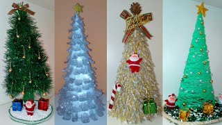 DIY 4 Árboles Navideños Con Reciclaje  Adornos Navideños 2018  Manualidades Navideñas diynavidad [upl. by Pamela]