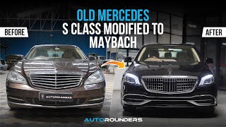 Mercedes S Class W221 to W222 Maybach modification I📍Autorounders [upl. by Calen]