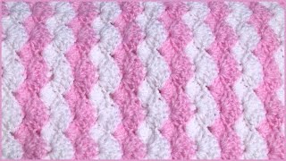 How to Crochet a Baby Blanket Using a Shell Stitch [upl. by Esinej]