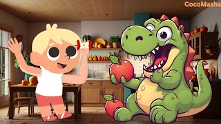 Fruit Fiesta Fun with Dino and FriendsnurseryrhymesforchildrenKidsLearningFruitFunAdventure [upl. by Atinrev]