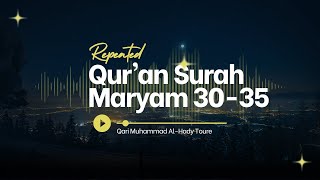 Surah Maryam 3035 Syeikh Hadi Toure  Heart Melting Recitation With English Translation [upl. by Criswell]