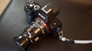 Voigtlander 75mm f25 Sony A7r  Portrait Setup [upl. by Acinyt146]