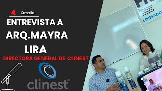 Inocuidad en la cadena de frio entrevista con Arq Mayra Lira directora general de clinest [upl. by Revned]