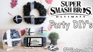 5 Super Smash Bros Ultimate PARTY Ideas  NintenDIYs [upl. by Llenrag]