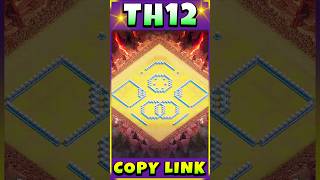 New BEST TH12 BASE WARTROPHY Base Link 2024 Clash of Clans  Town Hall 12 Farm Base clashofclans [upl. by Gavrila]