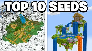 Top 10 BEST Seeds For 118 Minecraft Bedrock Edition  Java [upl. by Nehgem840]