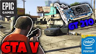 GTA V EN UNA GEFORCE 210 SI SE PUEDE PENTIUM E57006GB RAM [upl. by Sib]