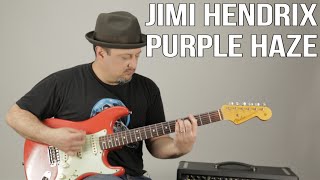 Jimi Hendrix Purple Haze Guitar Lesson  Tutorial [upl. by Eelidnarb817]