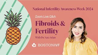 Fibroids amp Fertility QampA  Dr Sara Arian  NIAW 2024 [upl. by Beichner76]