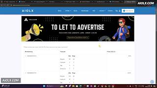 HOW TO BUY MEMBERSHIP AT LIST SELL BUY ADVERTISE AIOLXCOM [upl. by Enytsirhc]