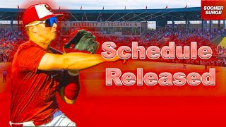 OU Baseball 2024 Baseball schedule is released [upl. by Llebasi375]