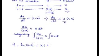 First Order Reaction Chemical Kinetics First Order Reaction [upl. by Eniale840]