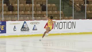 Annika Chao  Junior Women Short Program  2025 Pacific Coast Sectional Singles Final [upl. by Dygal]