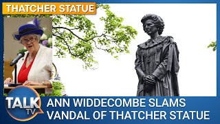 Ann Widdecombe slams vandalism of Margaret Thatcher statue [upl. by Hardie]