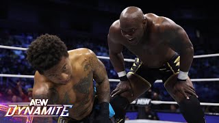 Shelton Benjamin’s DEBUT MATCH in AEW Benjamin w MVP vs Lio Rush  101624 AEW Dynamite [upl. by Aimerej]