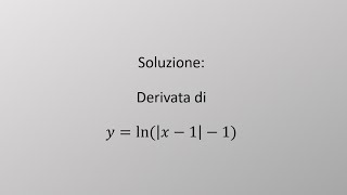 Esercizio difficileDerivata di una funzione contenente valore assoluto [upl. by Wendy]