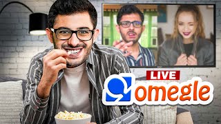 CARRYMINATI OMEGLE LIVE  NO PROMOTION [upl. by Fishback]